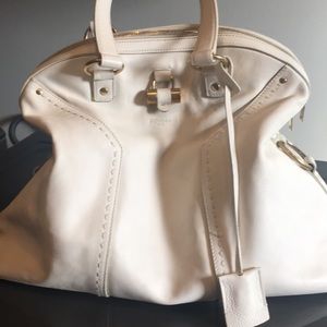 Authentic Yves Saint Laurent Leather Muse Tote